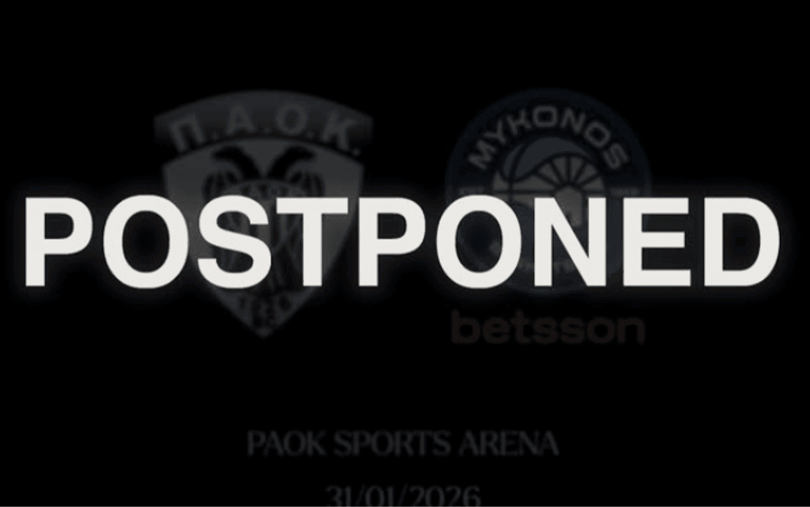 Stoiximan GBL: Πήρε αναβολή το ΠΑΟΚ - Μύκονος