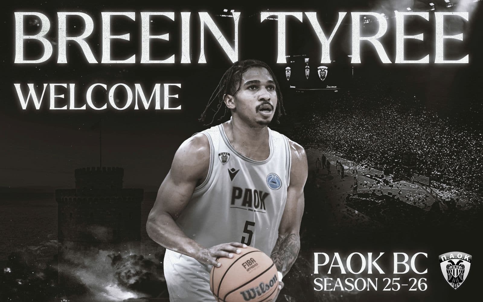Επίσημο: Ο Breein Tyree η πρώτη μεταγραφή της νέας εποχής του ΠΑΟΚ