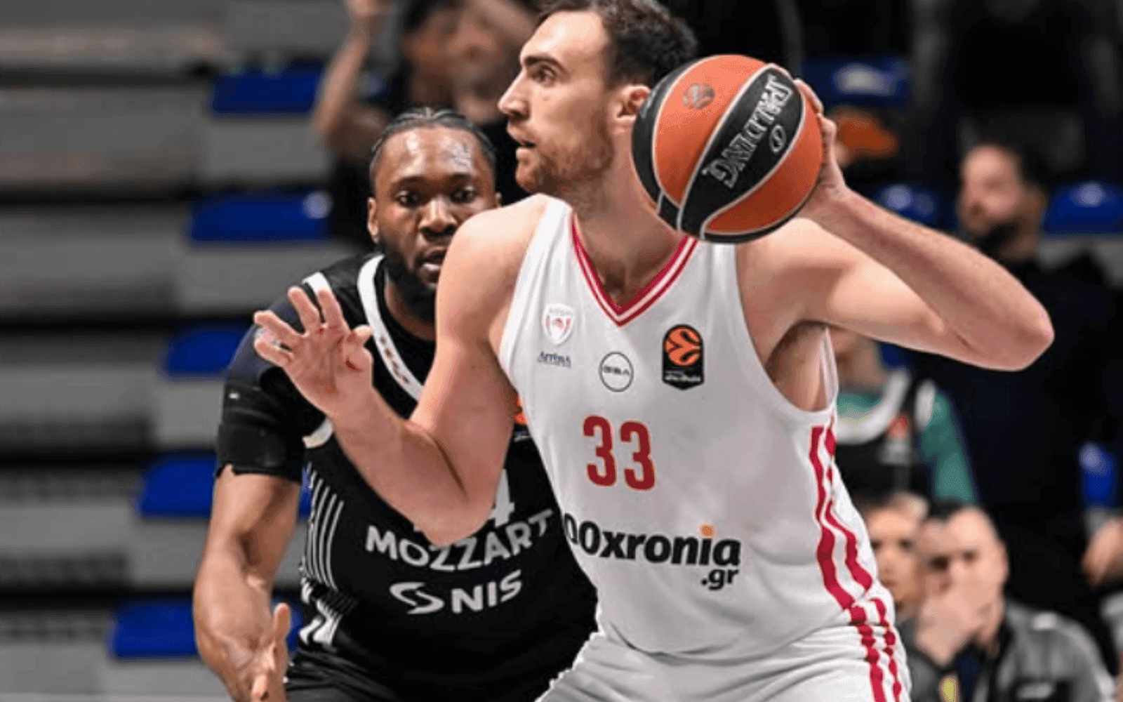 Ολυμπιακός : Χωρίς τον Νίκολα Μιλουτίνοφ κόντρα στο Μαρούσι